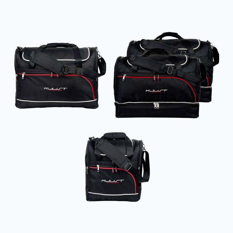 Set de genți pentru portbagaj KJUST Mercedes-Benz E Cabrio 2017+ 4 buc. negru