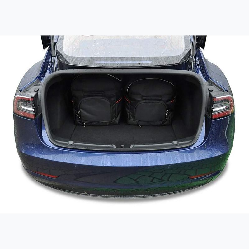 KJUST Tesla Model 3 2017-2023 sac de boot set 5 buc negru. 15