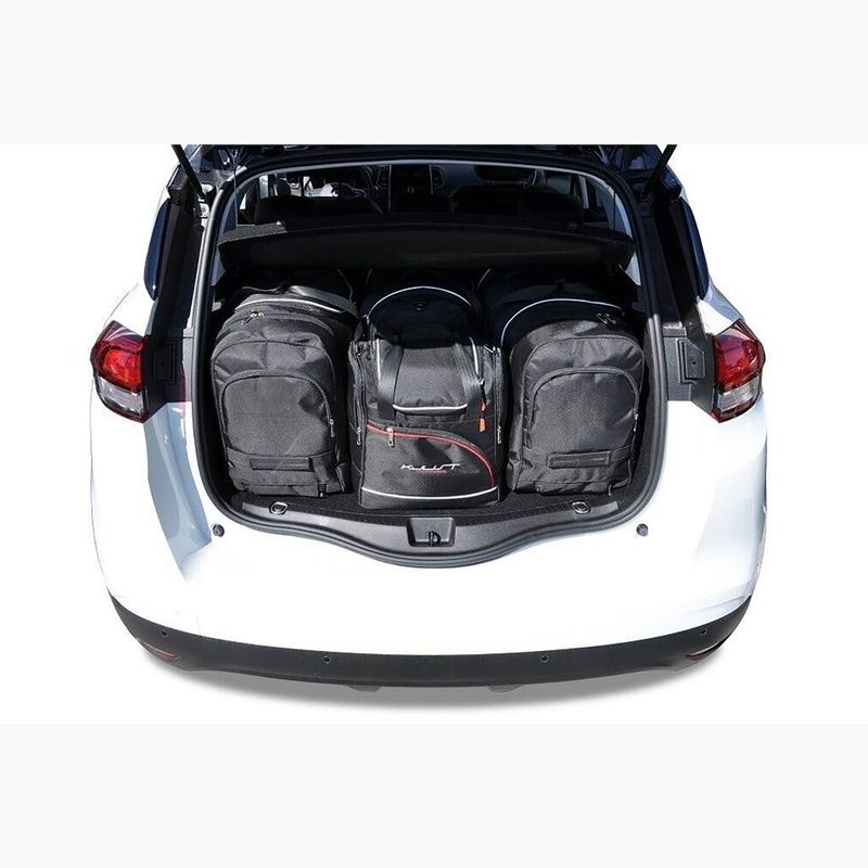 KJUST Renault Scenic 2015-2019 set 4 pungi pentru compartimentul de bagaje negru. 13