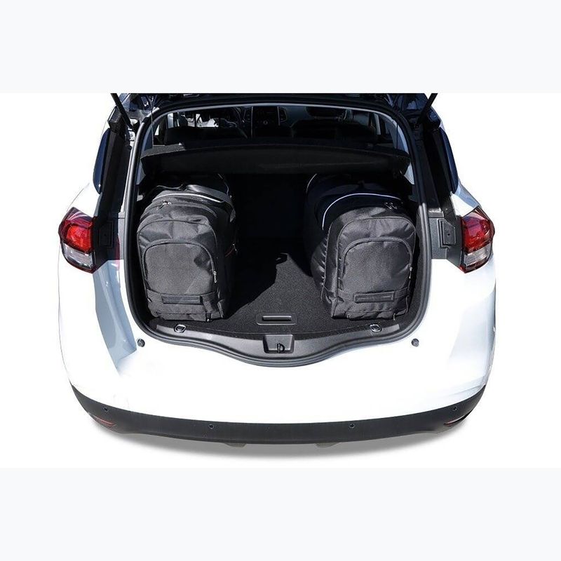 KJUST Renault Scenic 2015-2019 set 4 pungi pentru compartimentul de bagaje negru. 15