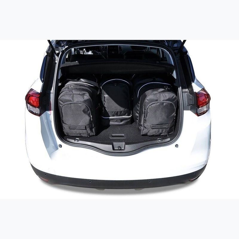 KJUST Renault Scenic 2015-2019 set 4 pungi pentru compartimentul de bagaje negru. 13