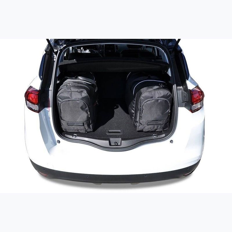 KJUST Renault Scenic 2015-2019 set 4 pungi pentru compartimentul de bagaje negru. 14