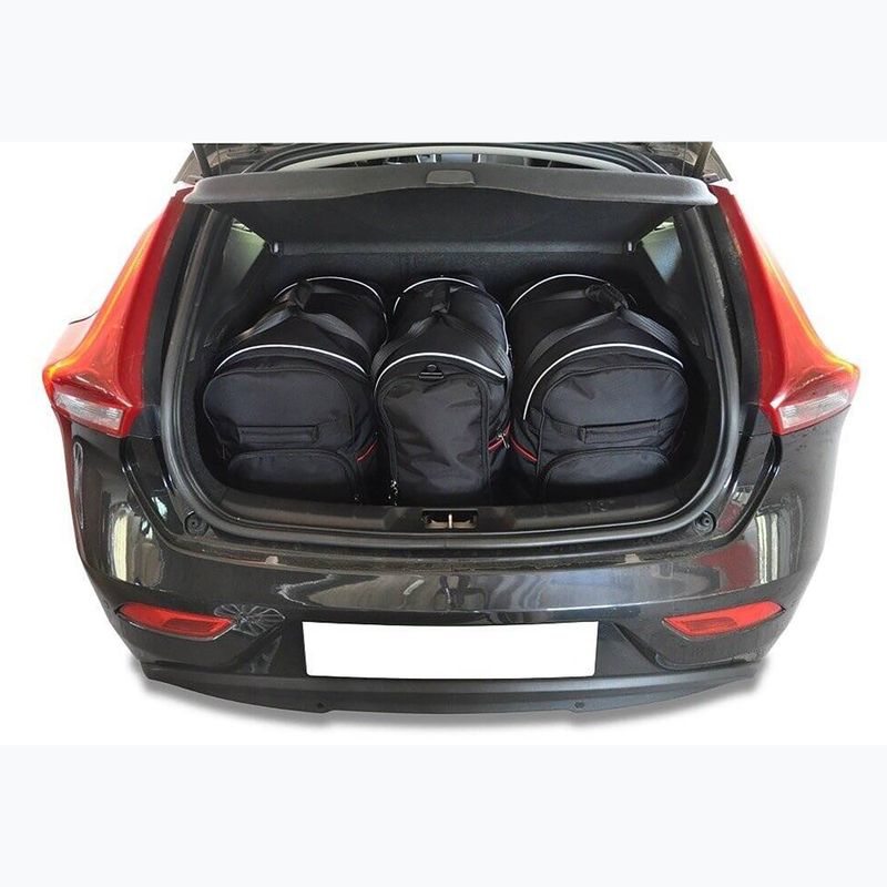 Set de genți pentru portbagaj KJUST Volvo V40 Hatchback 2012-2019 3 buc. negru 11