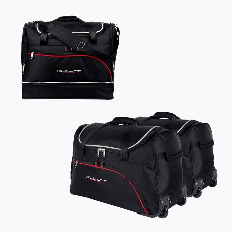 KJUST set geantă portbagaj Renault Clio 2012-2019 3 buc. negru