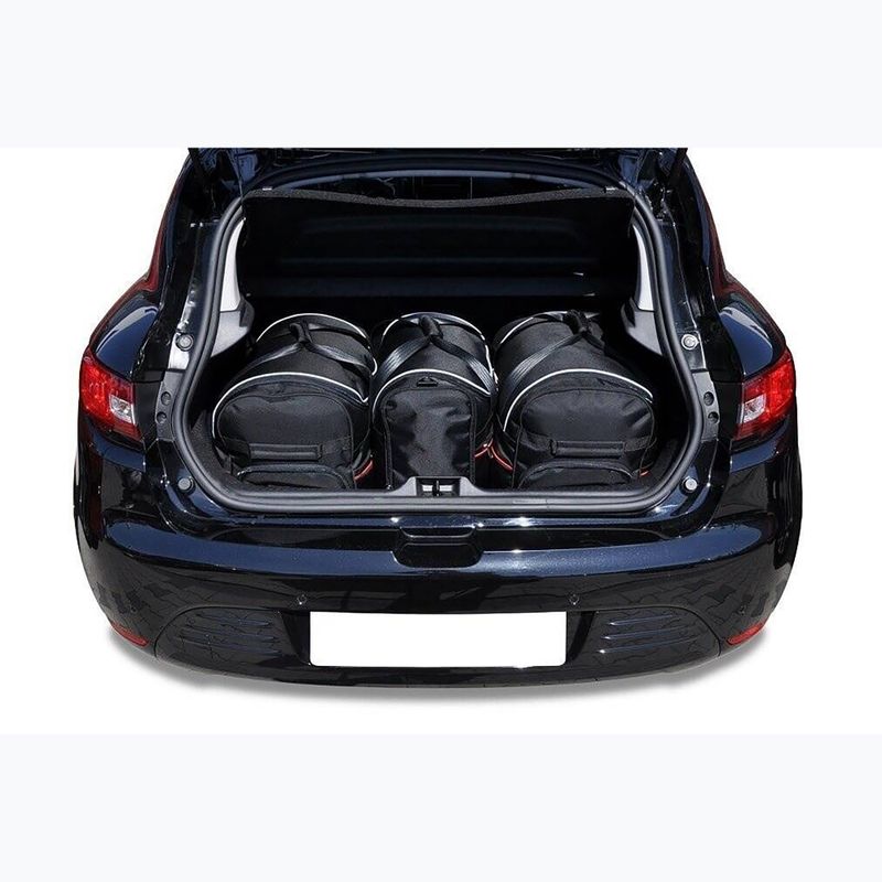 KJUST set geantă portbagaj Renault Clio 2012-2019 3 buc. negru 11