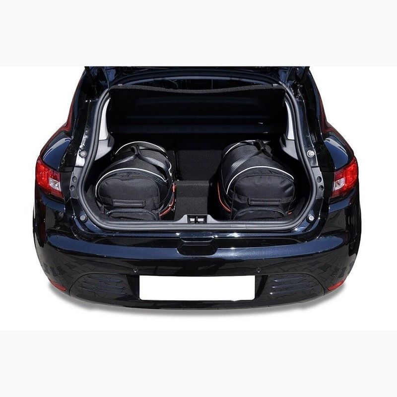 KJUST set geantă portbagaj Renault Clio 2012-2019 3 buc. negru 12