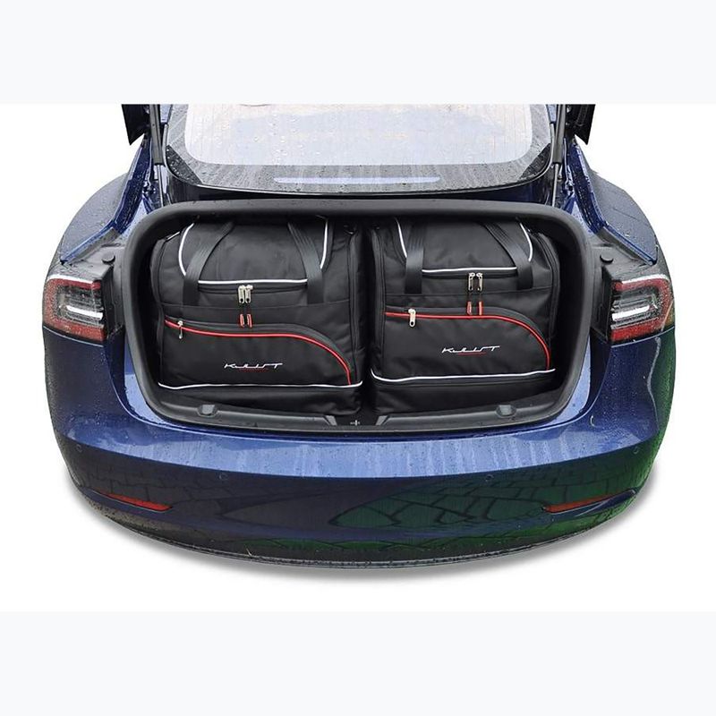 KJUST Tesla Model 3 2017-2020 sac de boot set 7 buc negru. 15