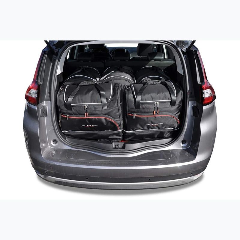 KJUST Renault Grand Scenic 2016-2021 set sac pentru compartimentul de bagaje 5 buc negru. 10