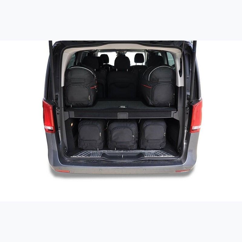 Set de genți pentru portbagaj KJUST Mercedes-Benz V Extra Long 2014+ 7 buc. negru 9
