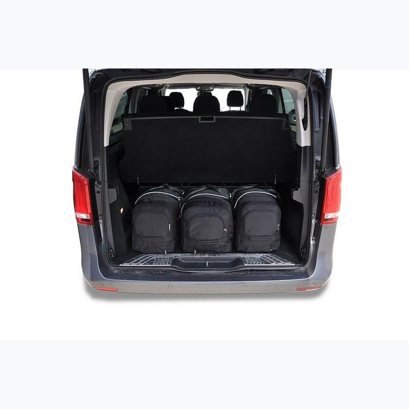 Set de genți pentru portbagaj KJUST Mercedes-Benz V Extra Long 2014+ 7 buc. negru 10