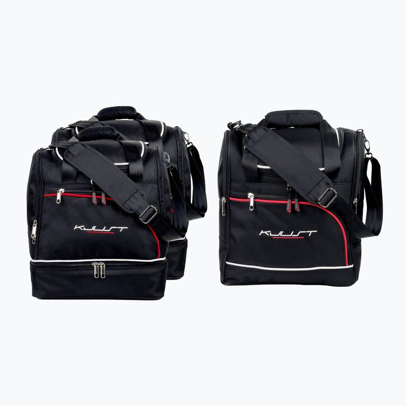 KJUST Smart Fortwo Coupe Ev 2020+ 3 set de saci pentru bagaje negru.