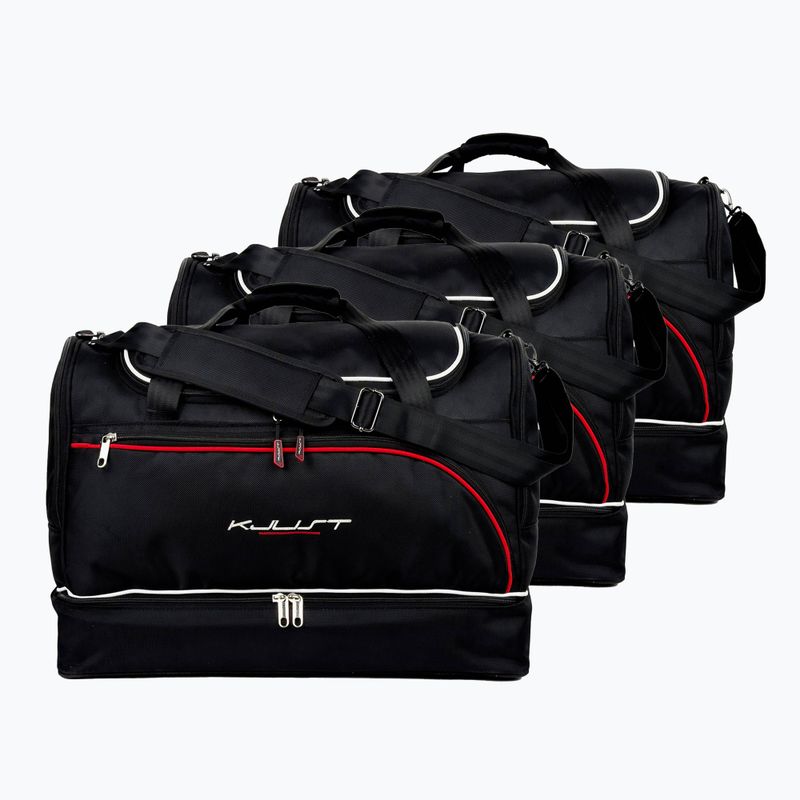 Set geantă portbagaj KJUST Opel Corsa 2019+ 3 buc negru.