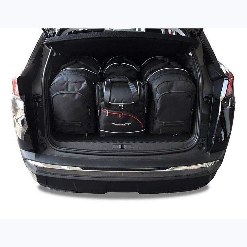 KJUST set bagaje Peugeot 3008 Hybrid Phev 2019+ 4 buc negru. 13