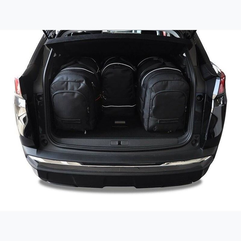 KJUST set bagaje Peugeot 3008 Hybrid Phev 2019+ 4 buc negru. 14