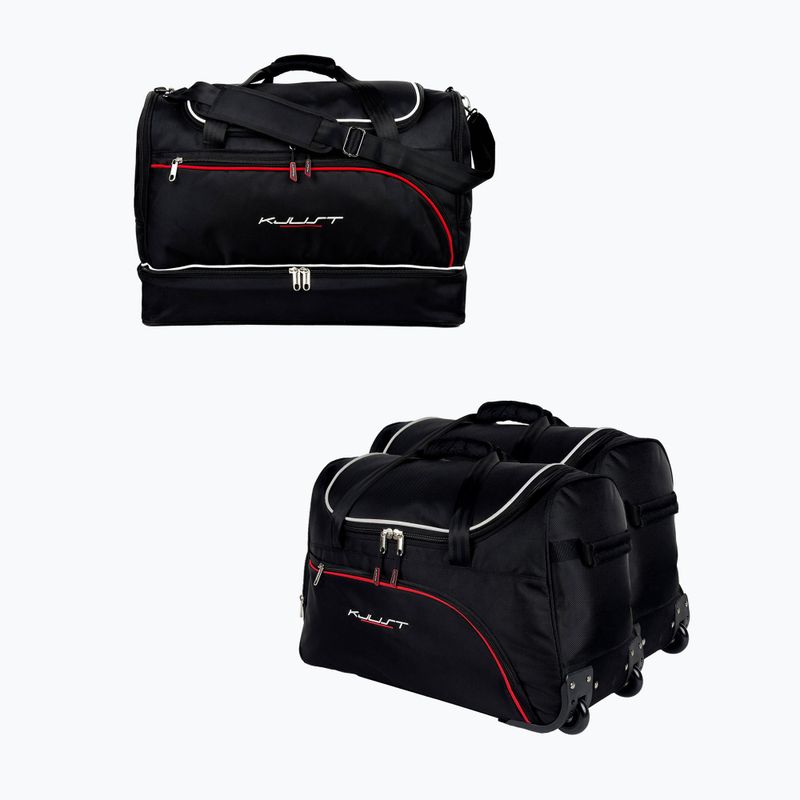 KJUST Peugeot 2008 set geantă portbagaj 2019+ 3 buc negru.