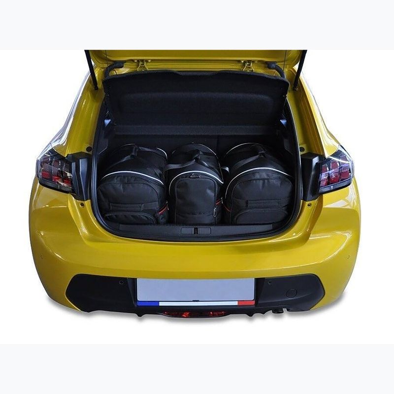 Set bagaje KJUST Peugeot 208 Hatchback 2019+ 3 buc negru. 10
