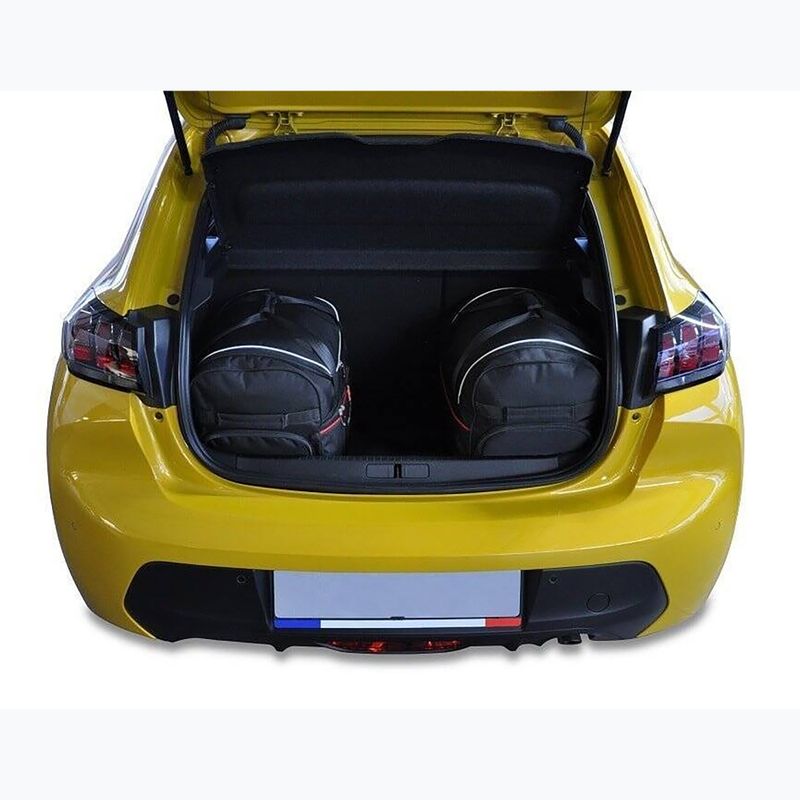 Set bagaje KJUST Peugeot 208 Hatchback 2019+ 3 buc negru. 11