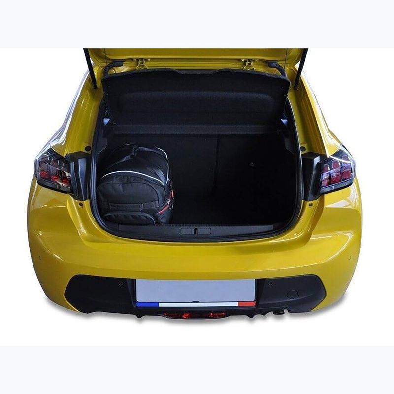 Set bagaje KJUST Peugeot 208 Hatchback 2019+ 3 buc negru. 12