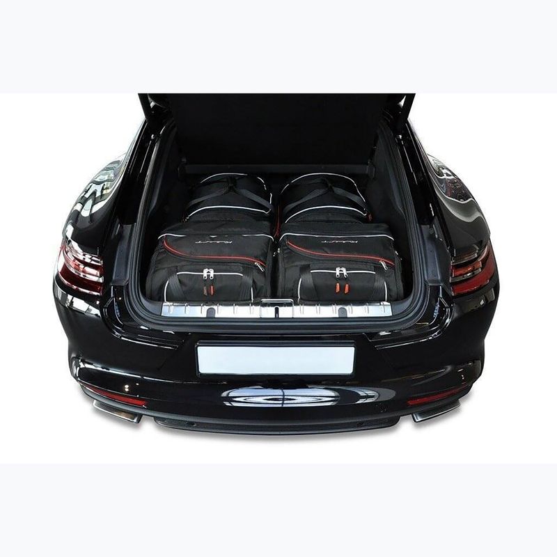 KJUST Porsche Panamera 2016+ 4 set de saci pentru compartimentul de bagaje negru 12
