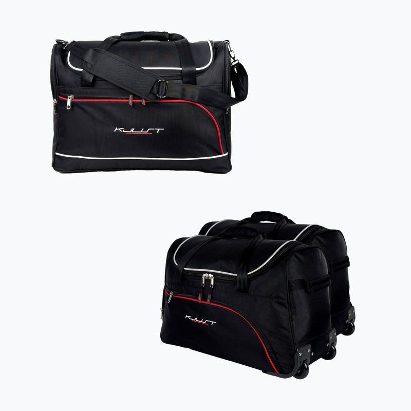 KJUST Renault Clio Hatchback set geantă portbagaj 2019+ 3 buc negru.