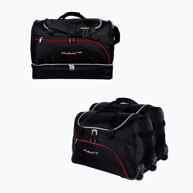KJUST set bagaje Peugeot E-2008 2019+ 3 buc negru.
