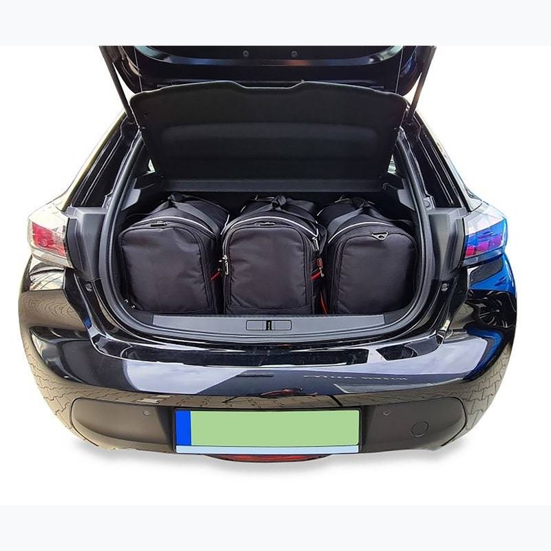 KJUST Peugeot E-208 set bagaje 2019+ 3 buc negru. 9