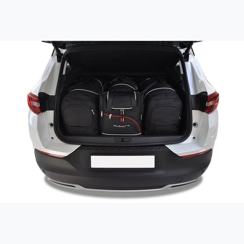 KJUST set geantă portbagaj Opel Grandland X Phev 2019+ 4 buc negru. 12