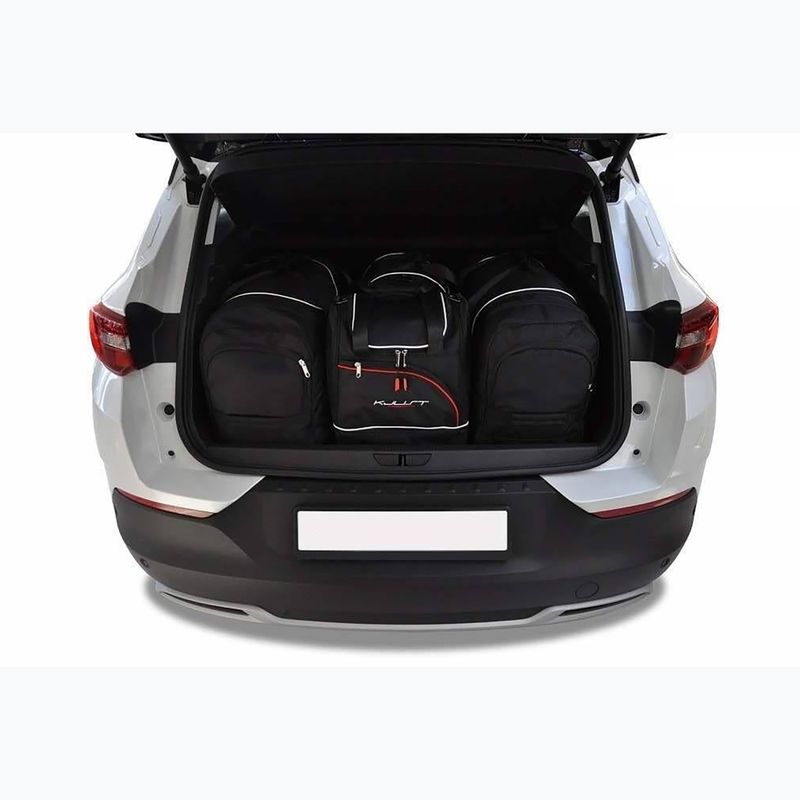 KJUST set geantă portbagaj Opel Grandland X Phev 2019+ 4 buc negru. 11