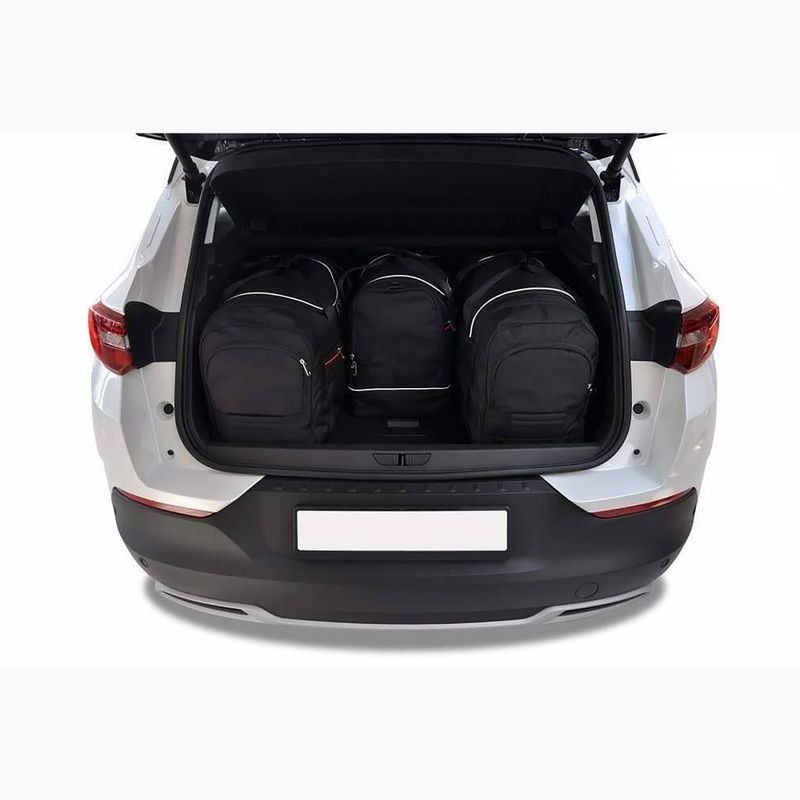 KJUST set geantă portbagaj Opel Grandland X Phev 2019+ 4 buc negru. 12