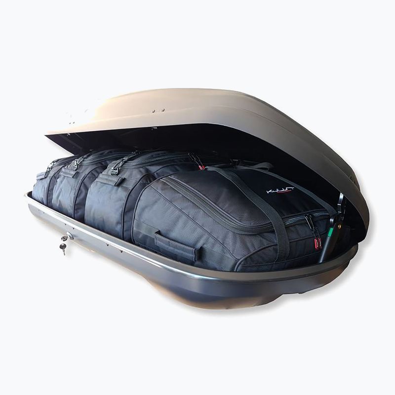 Set de genți pentru cutia de acoperiș KJUST Interpack Traxer 5.6 4 buc. negru 2