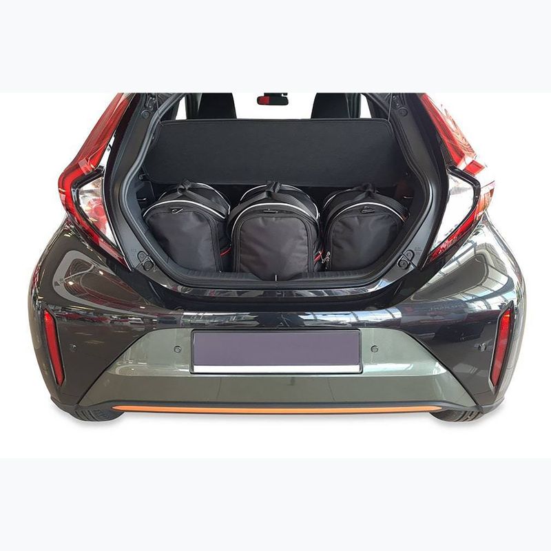 KJUST Toyota Aygo X 2022+ set de saci pentru compartimentul de bagaje 3 buc negru. 13