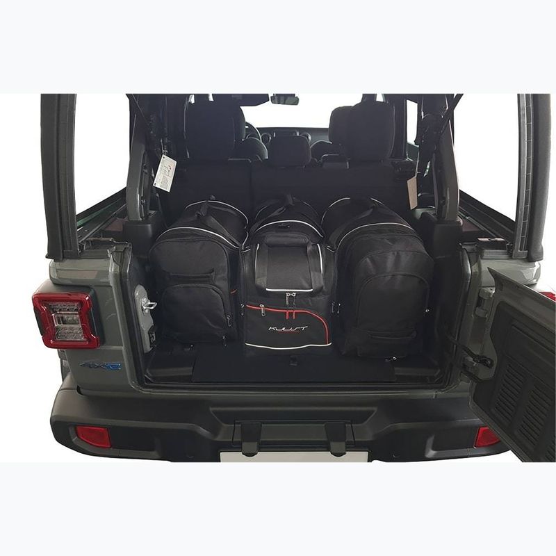 Set de genți pentru portbagaj KJUST Jeep Wrangler Phev 2018+ 4 buc. negru 18