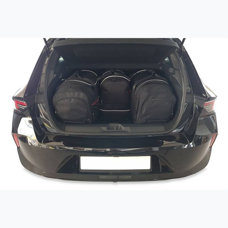 Set geantă portbagaj KJUST Opel Astra Hatchback 2021+ 4 buc negru. 14