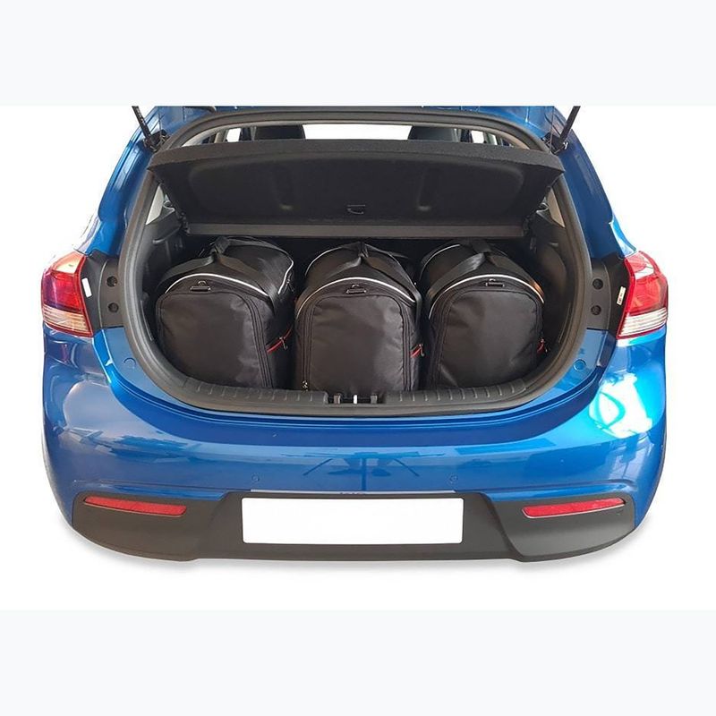 Set de genți pentru portbagaj KJUST Kia Rio Hatchback 2017+ 3 buc. black 8