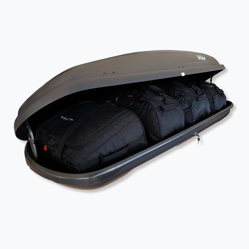 Set de genți pentru cutia de acoperiș KJUST Hapro Traxer 6.6 4 buc. negru 2