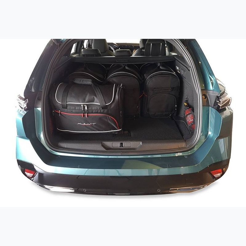 KJUST set geantă portbagaj Peugeot 308 SW PHEV 2021+ 5 buc negru. 14