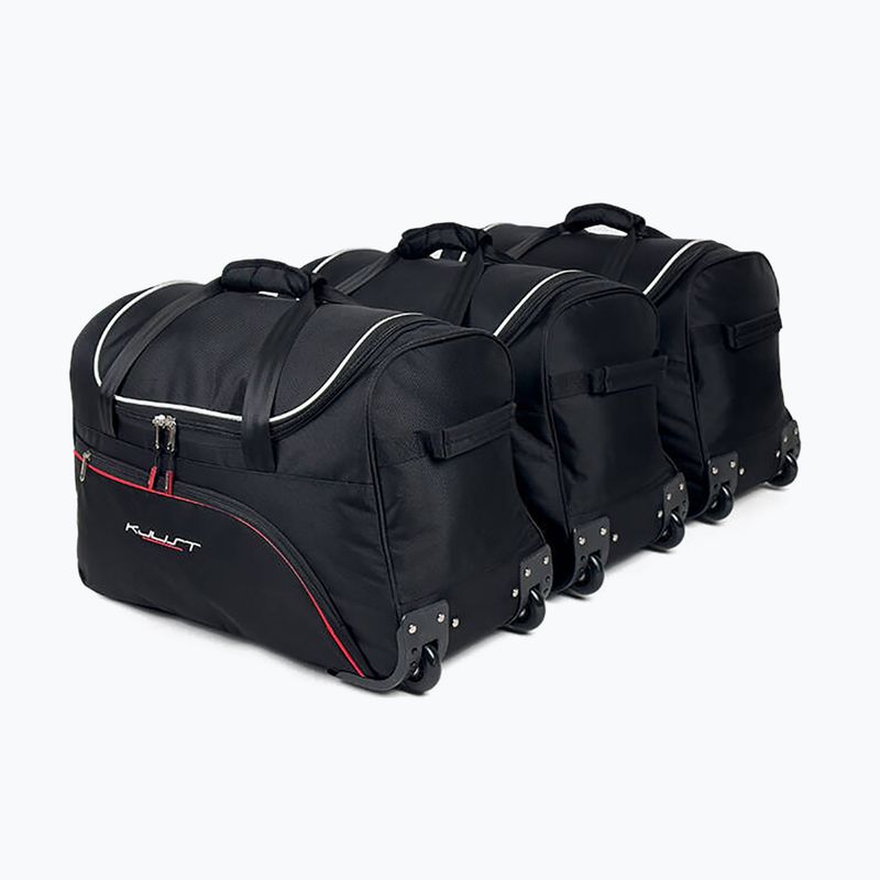 KJUST set geantă portbagaj Peugeot 308 Hatchback 2021+ 3 buc negru.