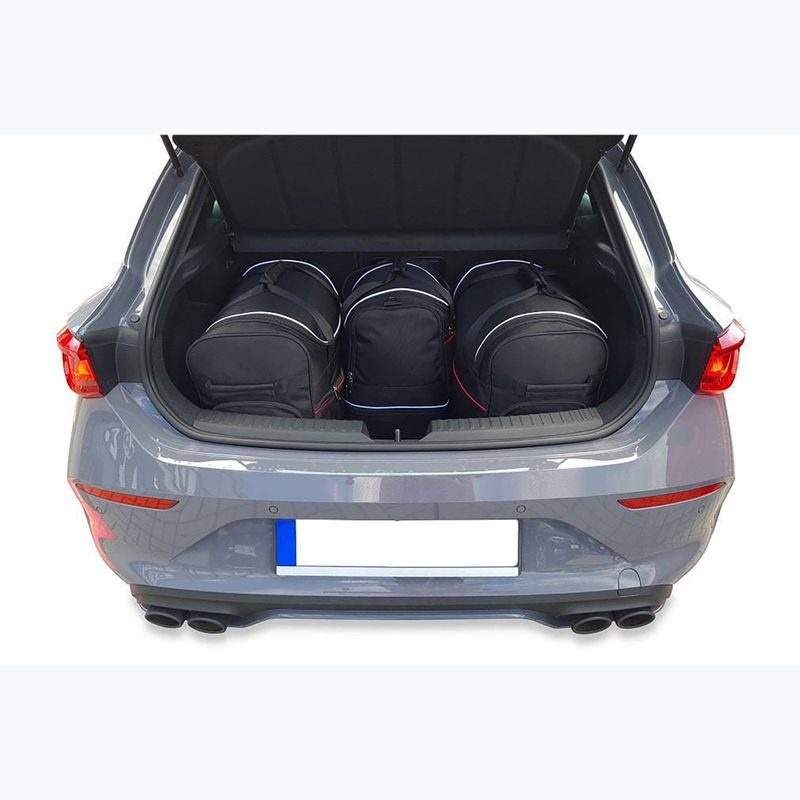 Set de genți pentru portbagaj KJUST Cupra Leon Hatchback 2021+ 4 buc. negru 19