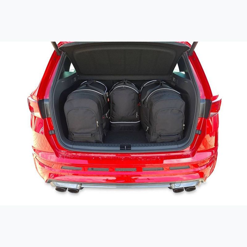 Set de genți pentru portbagaj KJUST Cupra Ateca 2018+ sport 4 buc. negru 17