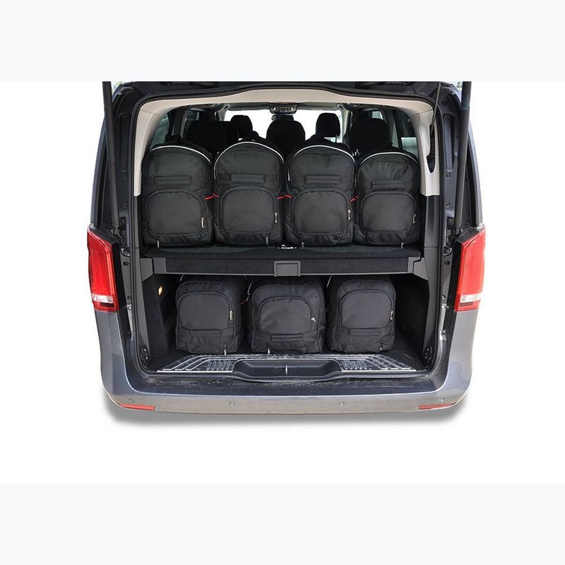 Set de genți pentru portbagaj KJUST Mercedes-Benz EQV Extra Long 2020+ 7 buc. negru 9