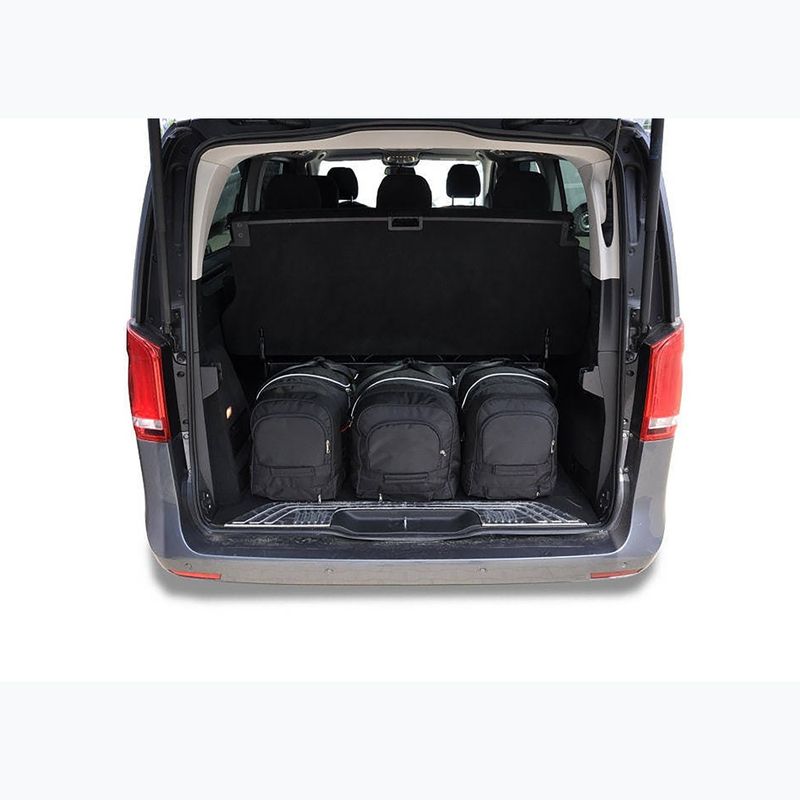 Set de genți pentru portbagaj KJUST Mercedes-Benz EQV Extra Long 2020+ 7 buc. negru 11