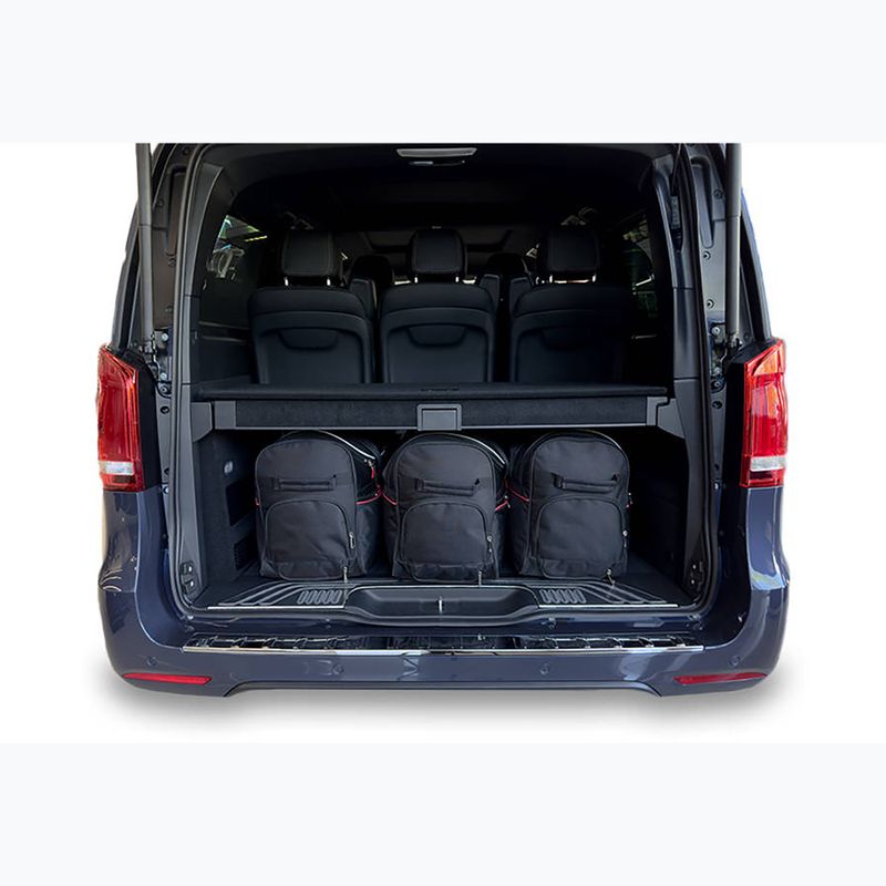 Set de genți pentru portbagaj KJUST Mercedes-Benz EQV Long 2020+ 7 buc. negru 14