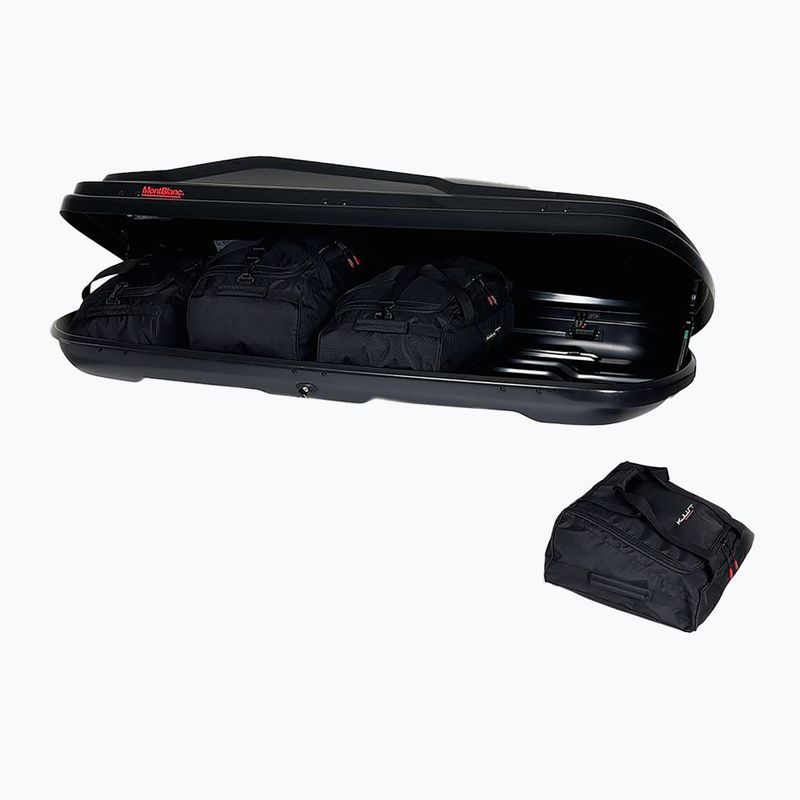Set de genți pentru cutia de acoperiș KJUST Montblanc Altitude 350 4 buc. negru 2