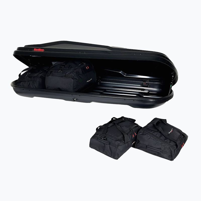 Set de genți pentru cutia de acoperiș KJUST Montblanc Altitude 350 4 buc. negru 3