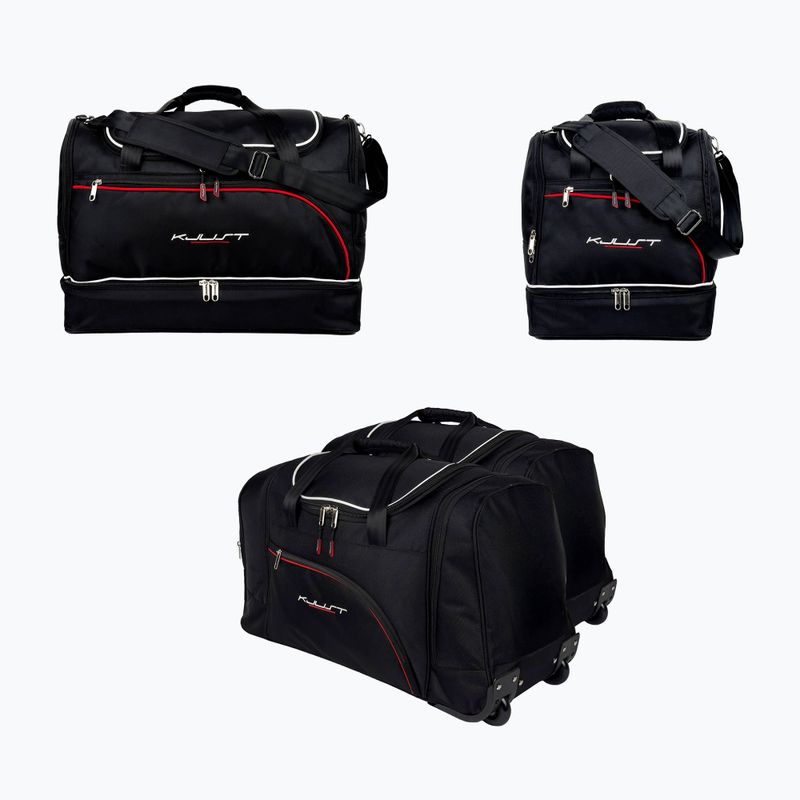 Set de genți pentru portbagaj KJUST Mazda CX-60 HEV 2022+ 4 buc. negru