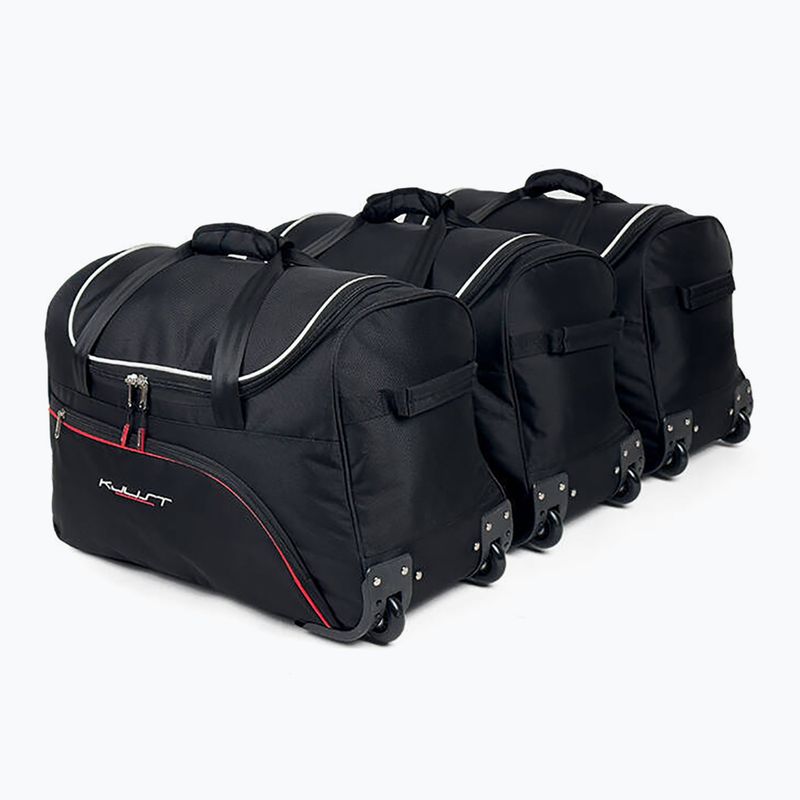 Set geantă portbagaj KJUST Opel Astra Hatchback PHEV 2021+ 3 buc negru.