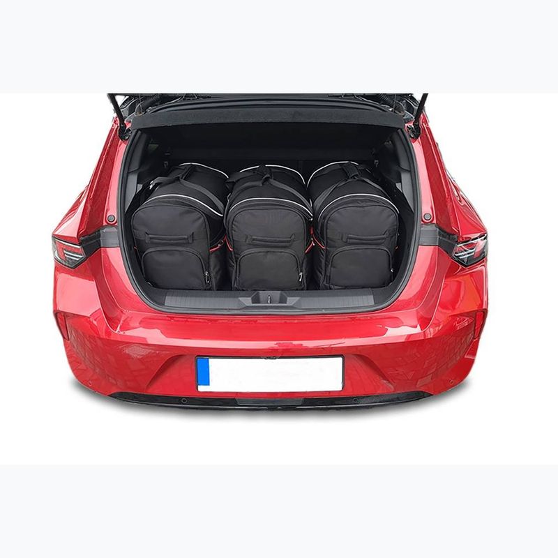 Set geantă portbagaj KJUST Opel Astra Hatchback PHEV 2021+ 3 buc negru. 10