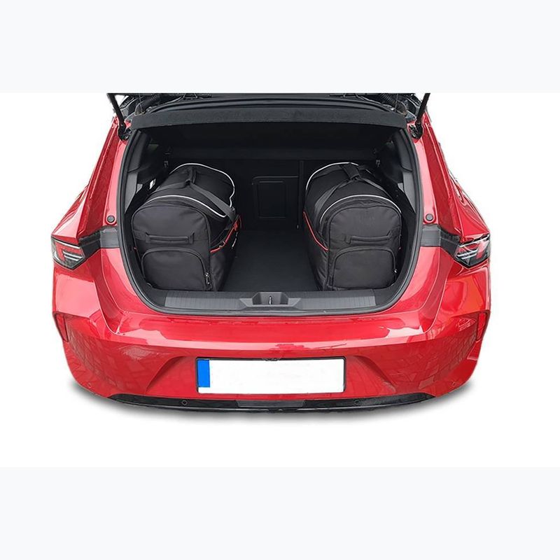Set geantă portbagaj KJUST Opel Astra Hatchback PHEV 2021+ 3 buc negru. 11