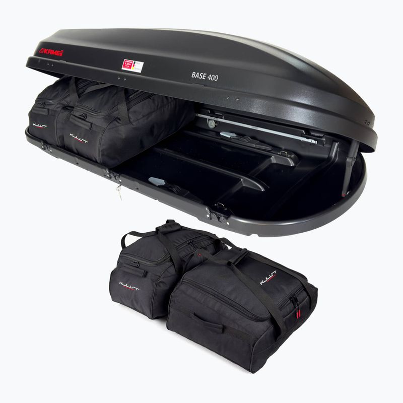 Set de genți pentru cutia de acoperiș KJUST Kamei Base 400 4 buc. negru 4