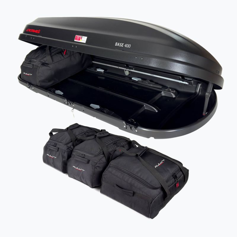 Set de genți pentru cutia de acoperiș KJUST Kamei Base 400 4 buc. negru 5